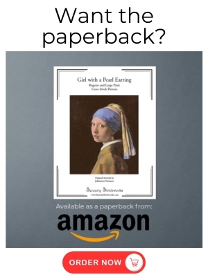 Girl with a Pearl Earring Cross Stitch Pattern - Amazon Book