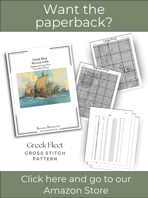 Greek Fleet Cross Stitch Pattern - Warwick Goble
