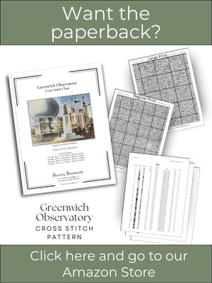 Greenwich Observatory Cross Stitch Pattern – Eric Ravilious