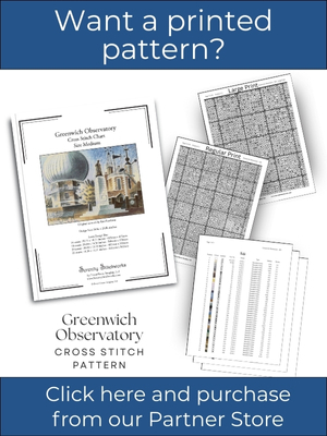 Greenwich Observatory Cross Stitch Pattern – Eric Ravilious