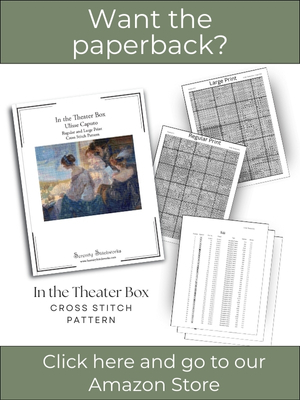 In the Theater Box Cross Stitch Pattern