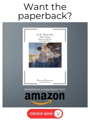 In the Theater Box Cross Stitch Pattern - Ulisse Caputo - Amazon Book
