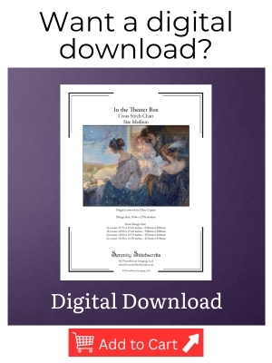 In the Theater Box Cross Stitch Pattern - Ulisse Caputo