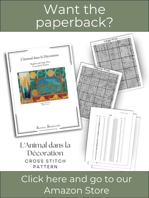 L'Animal dans la Decoration Cross Stitch Pattern &ndash; Maurice Pillard Verneuil