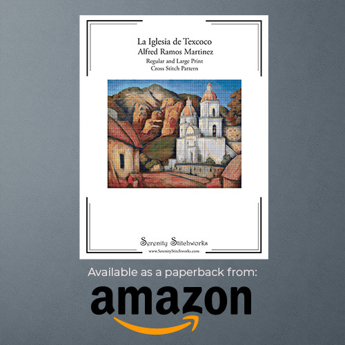 La Iglesia de Texcoco Cross Stitch Pattern Book