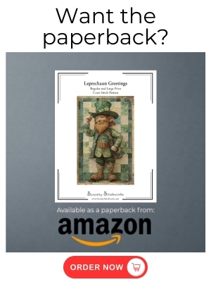 Leprechaun Greeting Cross Stitch Pattern - Amazon Book