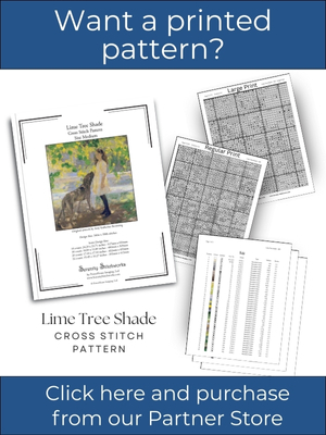Lime Tree Shade Cross Stitch Pattern - Katherine Amy Browning