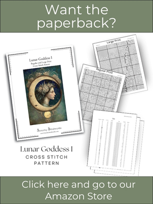 Lunar Goddess I Cross Stitch Pattern