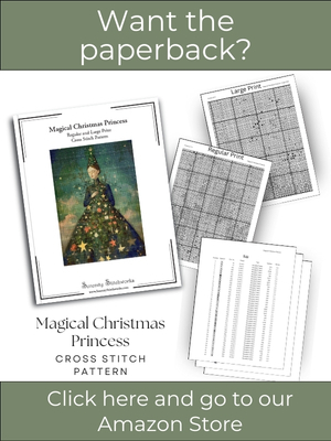 Magical Christmas Princess Cross Stitch Pattern