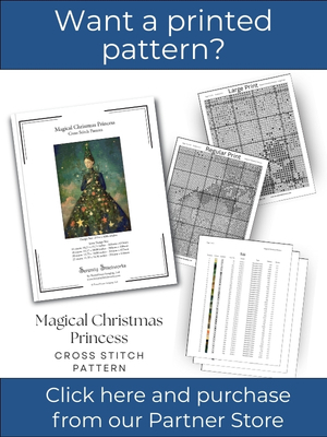 Magical Christmas Princess Cross Stitch Pattern