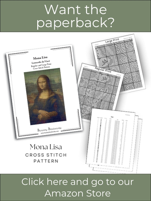 Mona Lisa Cross Stitch Pattern – Leonardo da Vinci