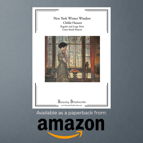 New York Winter Window Cross Stitch Pattern Book