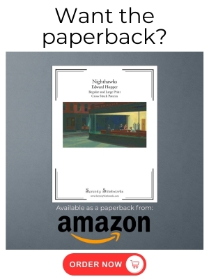 Nighthawks Cross Stitch Pattern - Edward Hopper- Amazon Book