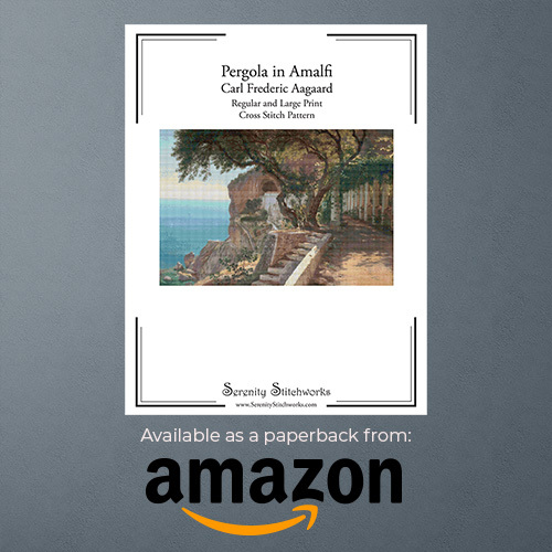 Pergola in Amalfi Cross Stitch Pattern Book