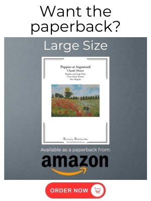 Poppies at Argenteuil Cross Stitch Pattern – Claude Monet