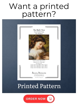 The Bird's Nest Cross Stitch Pattern - Sophie Anderson