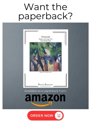 Promenade Cross Stitch Pattern - August Macke - Amazon Book
