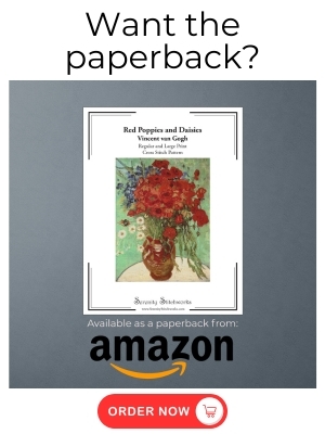 Red Poppies and Daisies Cross Stitch Pattern - Vincent van Gogh - Amazon Book