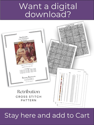 Retribution Cross Stitch Pattern - Digital Download