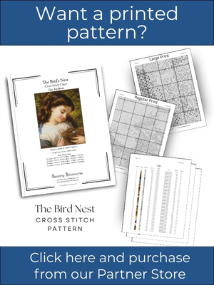 The Bird Nest Cross Stitch Pattern - Sophie Anderson