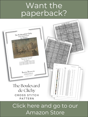 The Boulevard de Clichy Cross Stitch Pattern &ndash; Vincent van Gogh