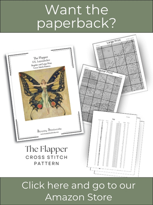 The Flapper Cross Stitch Pattern – F.X. Leyendecker