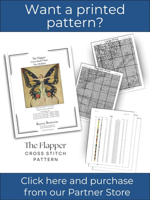 The Flapper Cross Stitch Pattern – F.X. Leyendecker