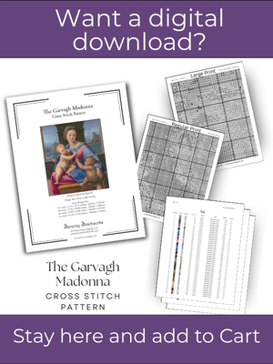The Garvagh Madonna Cross Stitch Pattern – Raphael