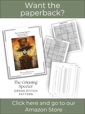 The Grinning Specter Cross Stitch Pattern