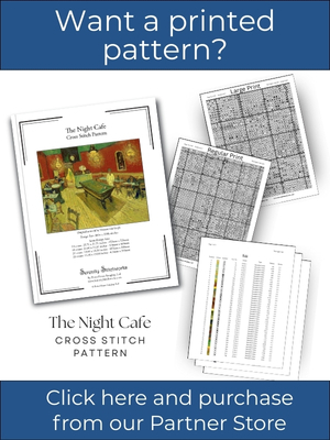 The Night Caf&eacute; Cross Stitch Pattern &ndash; Vincent van Gogh