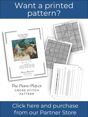 The Piano Player Cross Stitch Pattern &ndash; Ulisse Caputo