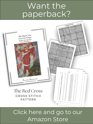 The Red Cross Cross Stitch Pattern – Evelyn De Morgan