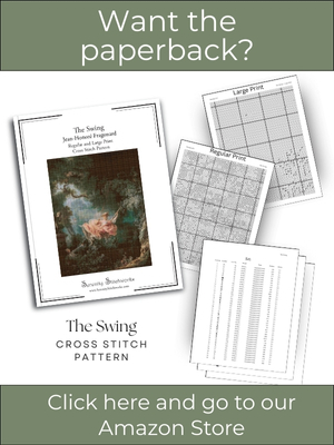 The Swing Cross Stitch Pattern - Jean Honore Fragonard