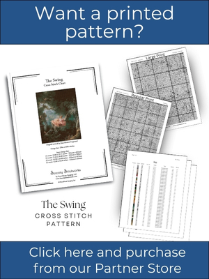 The Swing Cross Stitch Pattern - Jean Honore Fragonard