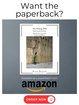 The Wailing Wall Cross Stitch Pattern – Jean Leon Gerome