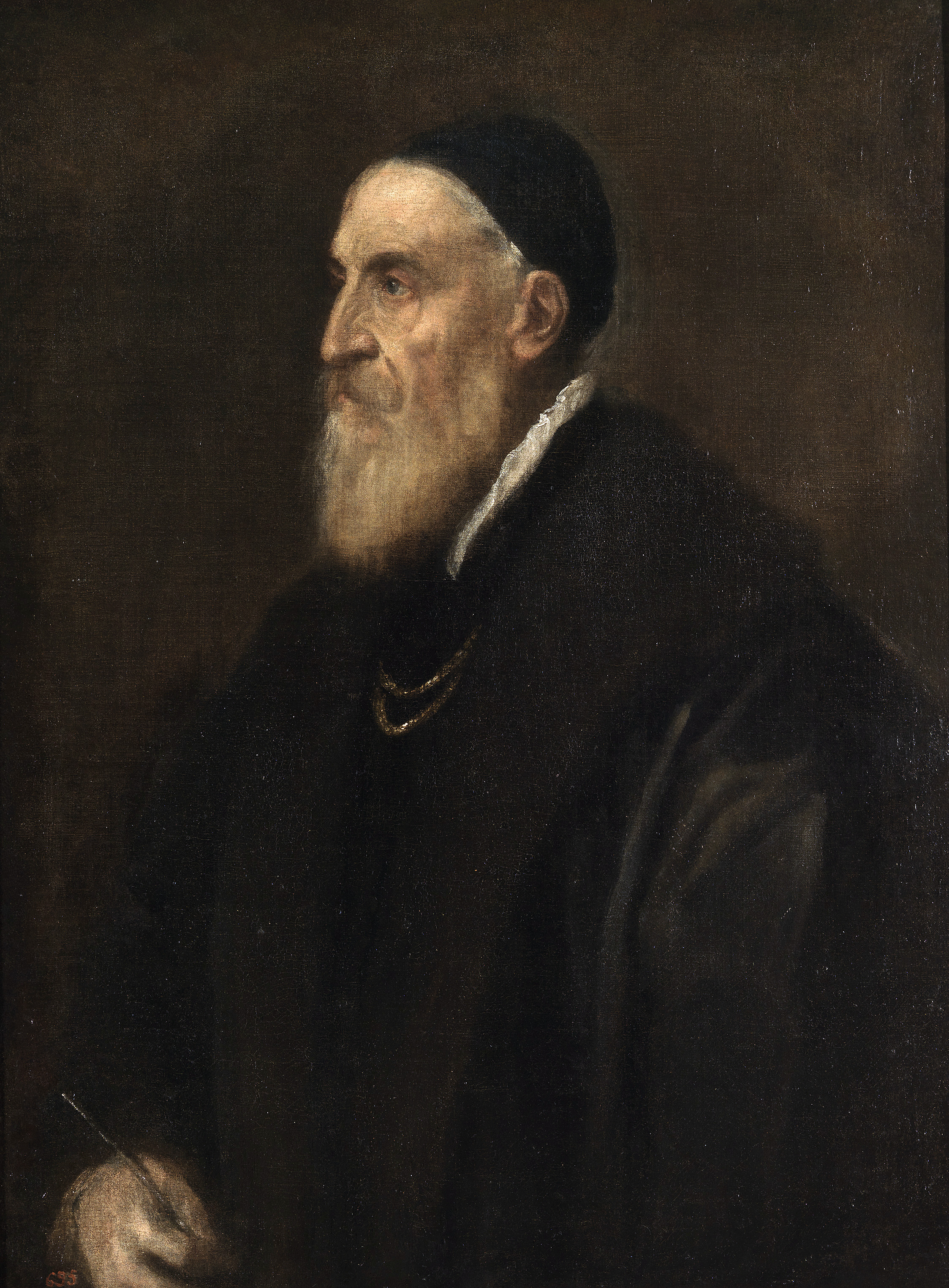 Titian, image of artist