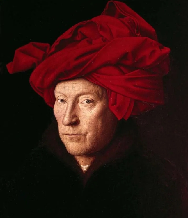 Jan van Eyck, image of artist