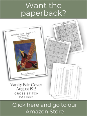 Vanity Fair Magazine Cover - August 1915 - Cross Stitch Pattern