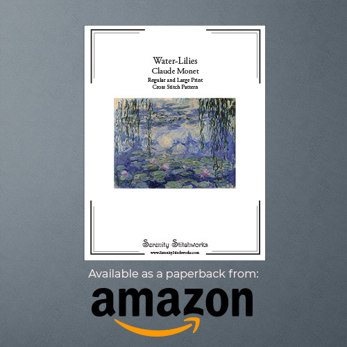 Water-Lilies Cross Stitch Pattern Book