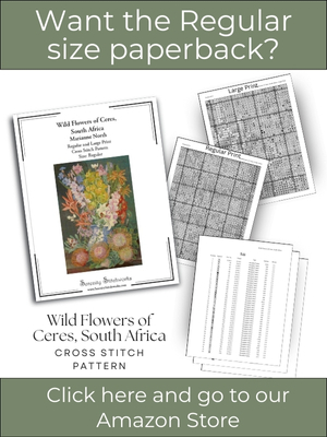 Wild Flowers of Ceres, South Africa Cross Stitch Pattern – Marianne North