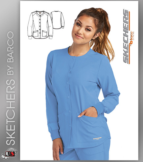 skechers scrub jacket