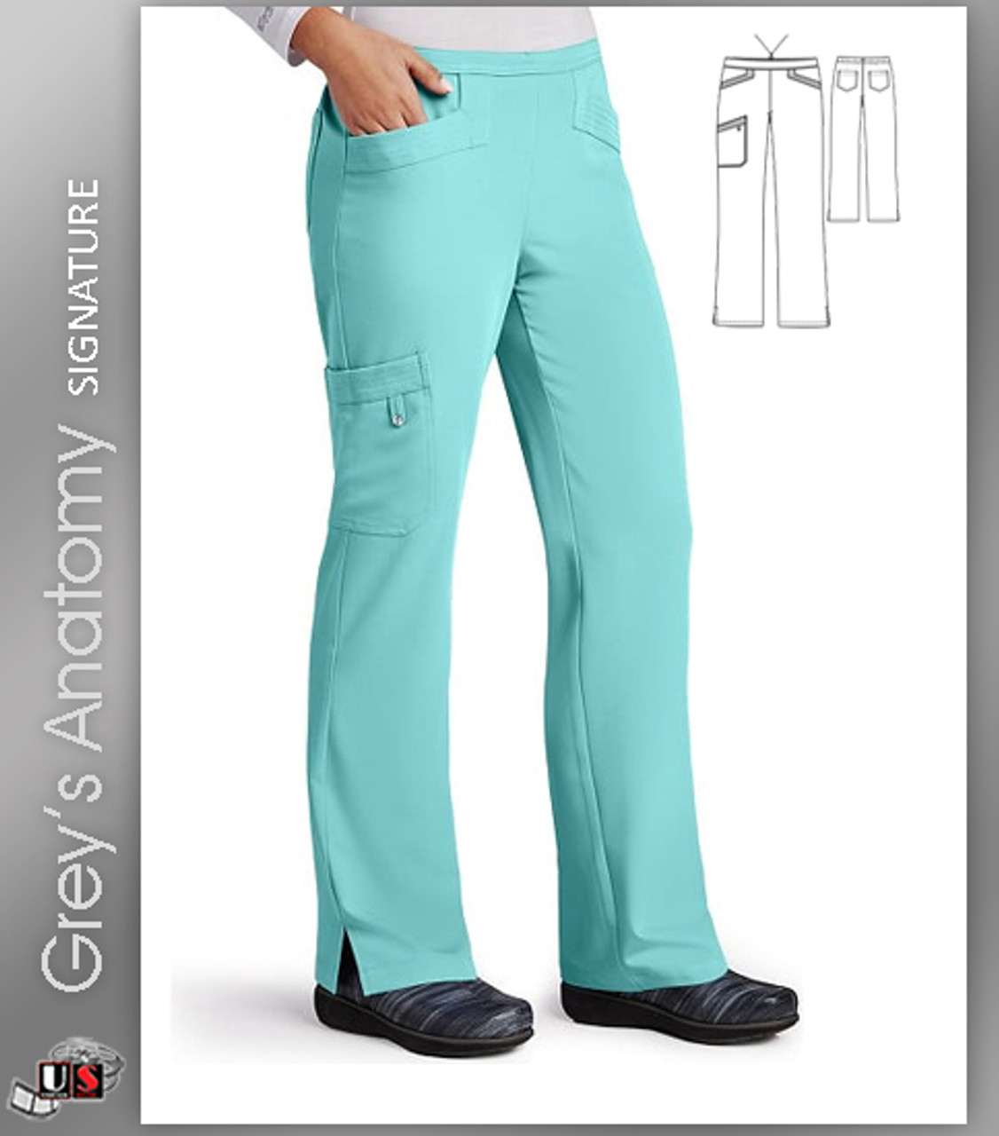 grey's anatomy signature april 5 pocket cargo scrub pants