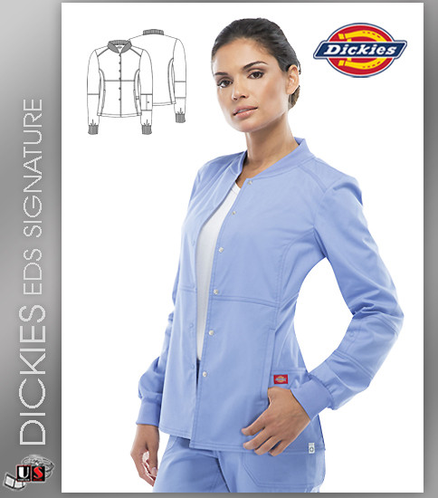 Dickies EDS Signature Stretch Snap Front Warm-Up Jacket