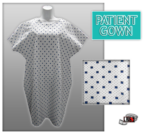 Patient Gown - White