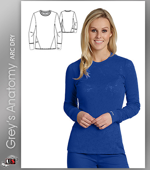 Grey’s Anatomy™ Arc Dry Long Sleeve Burnout Fashion Tee