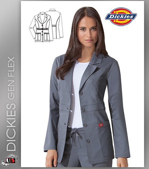 Dickies Gen Flex Dickies Scrubs 28" Lab Coat