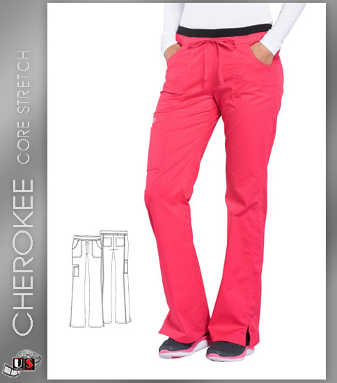 Cherokee Core Stretch Junior Fit Flare Leg Scrub Pant