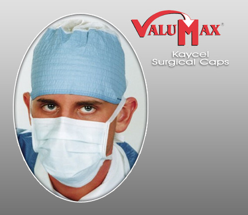 ValuMax Kaycel Non-Woven Surgical Caps  ( Pack of 100 )