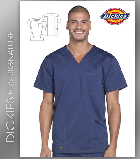 Dickies Essence Men's V-Neck Scrub Top