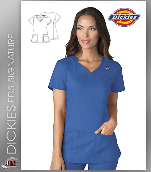 Dickies EDS Signature Stretch V-Neck Top